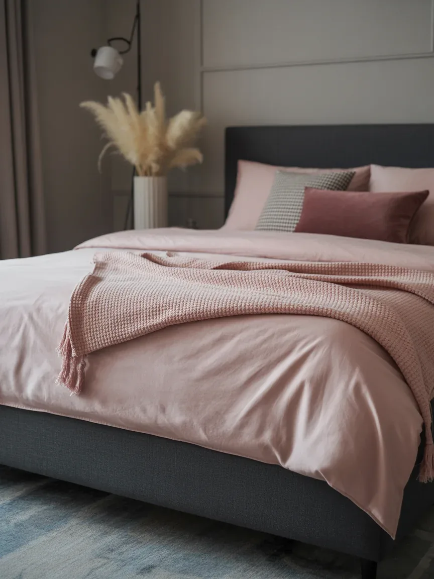 3. Blush Pink and Charcoal Gray Balance 3. Blush Pink and Charcoal Gray Balance