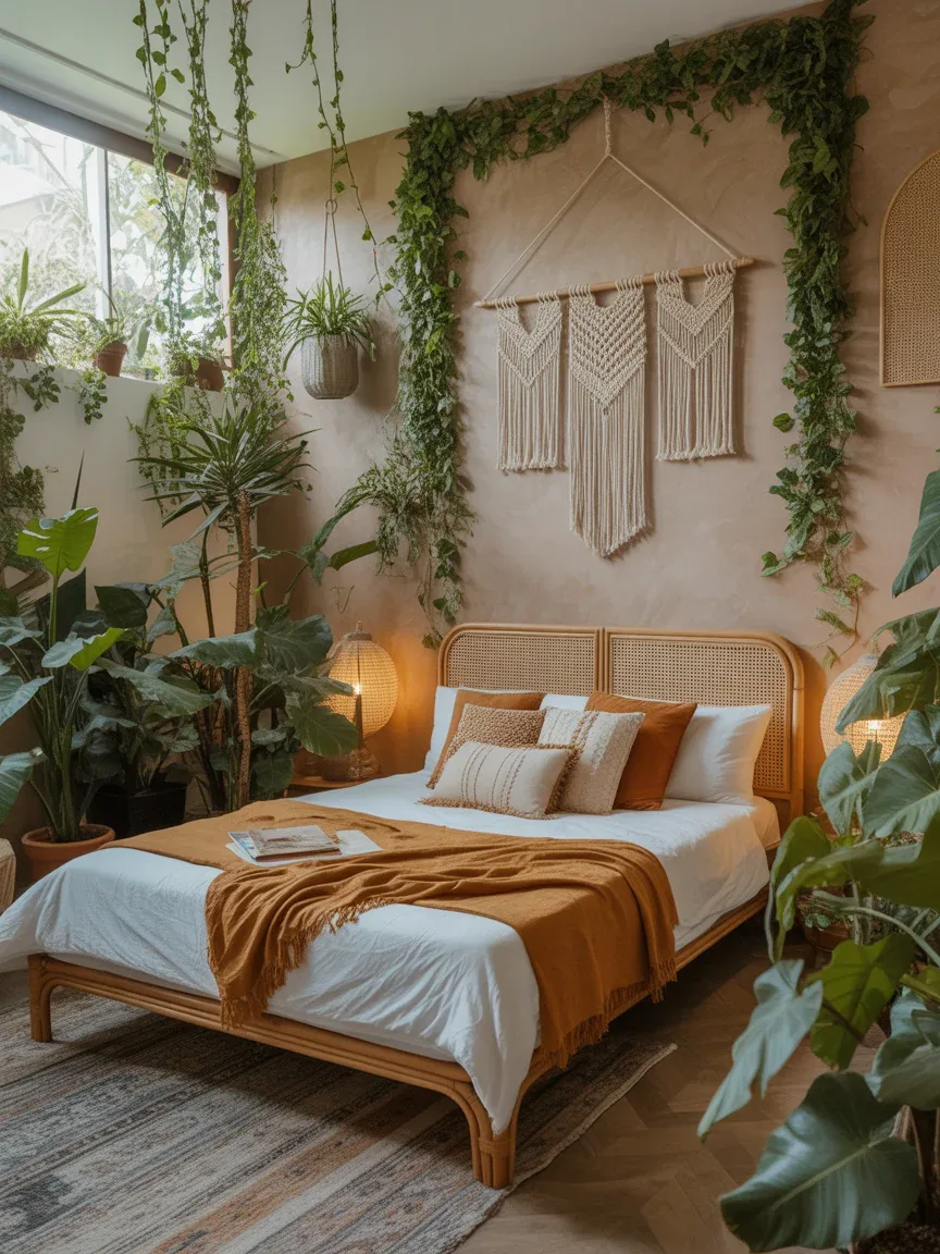 4. Boho Jungle Escape With Plants Everywhere 4. Boho Jungle Escape With Plants Everywhere
