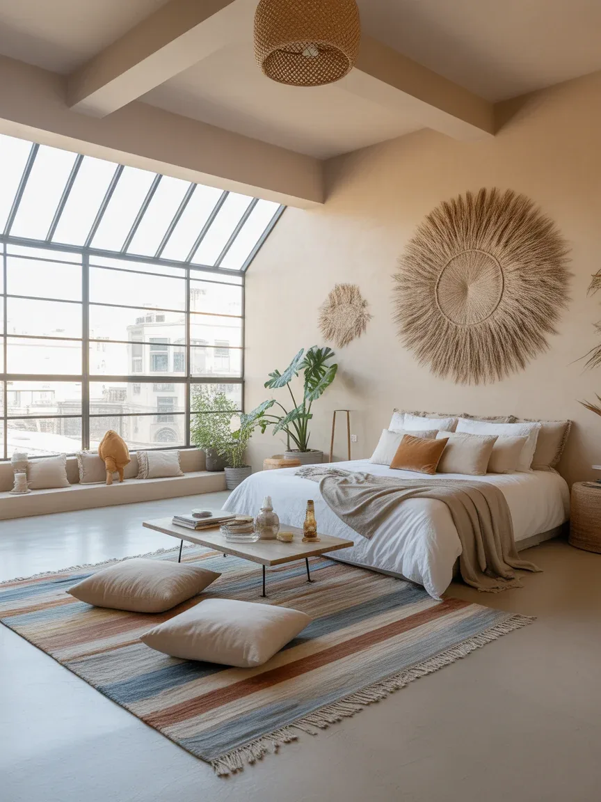 18. Boho Loft With Floor Seating 18. Boho Loft With Floor Seating