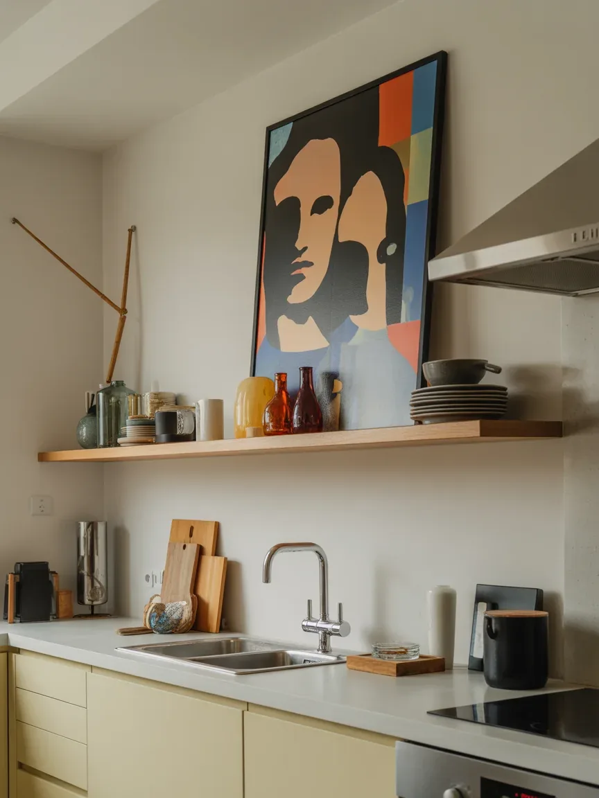 16. Bold Accent Shelf Moment 16. Bold Accent Shelf Moment