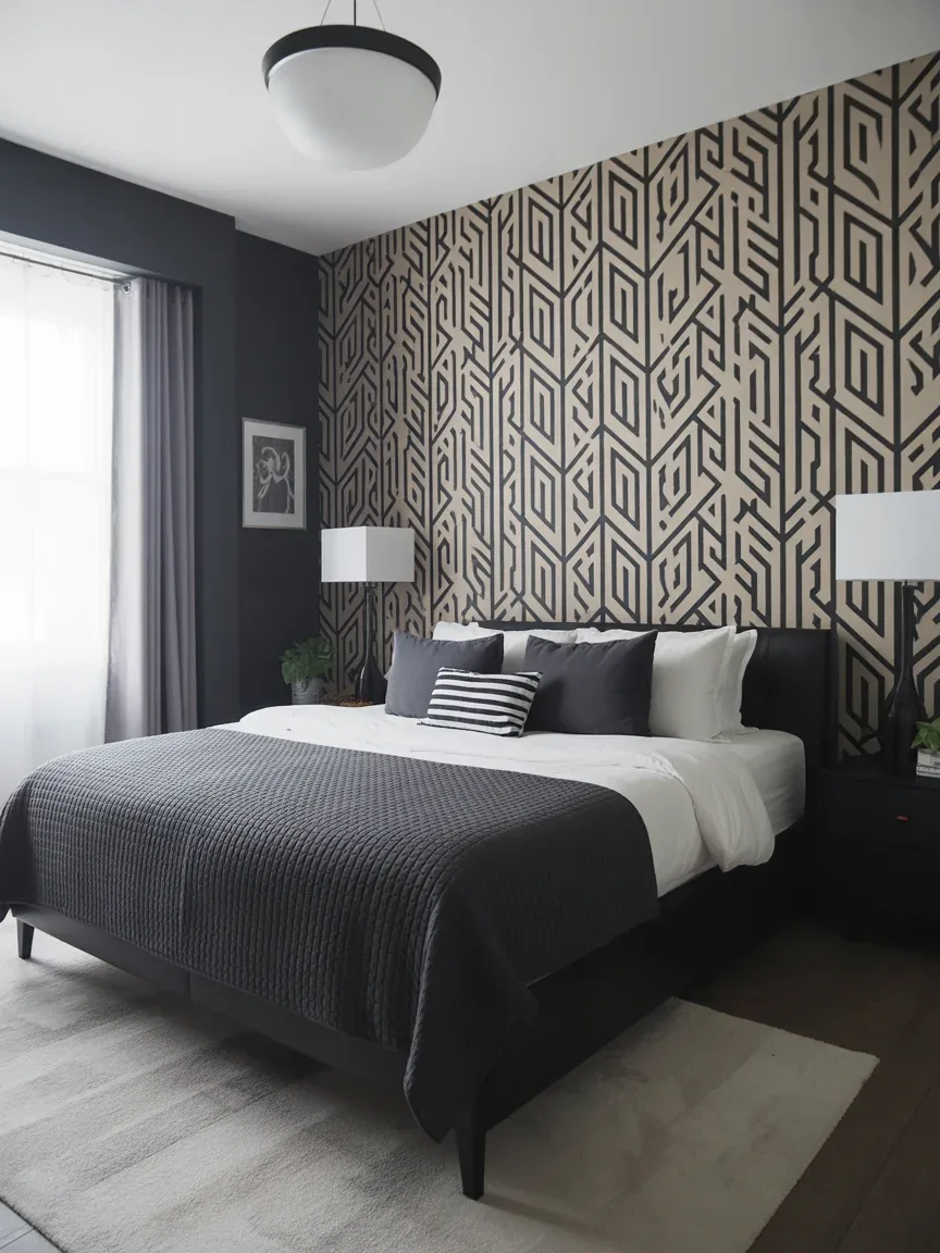 3. Bold Black and White Geometric Statement 3. Bold Black and White Geometric Statement