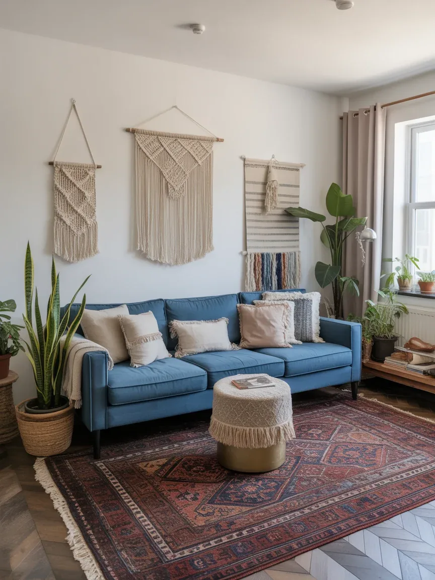 4. Bold Boho Mix With Indigo Layers 4. Bold Boho Mix With Indigo Layers