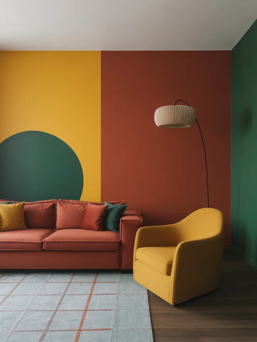 17. Bold Color Blocking Design 17. Bold Color Blocking Design