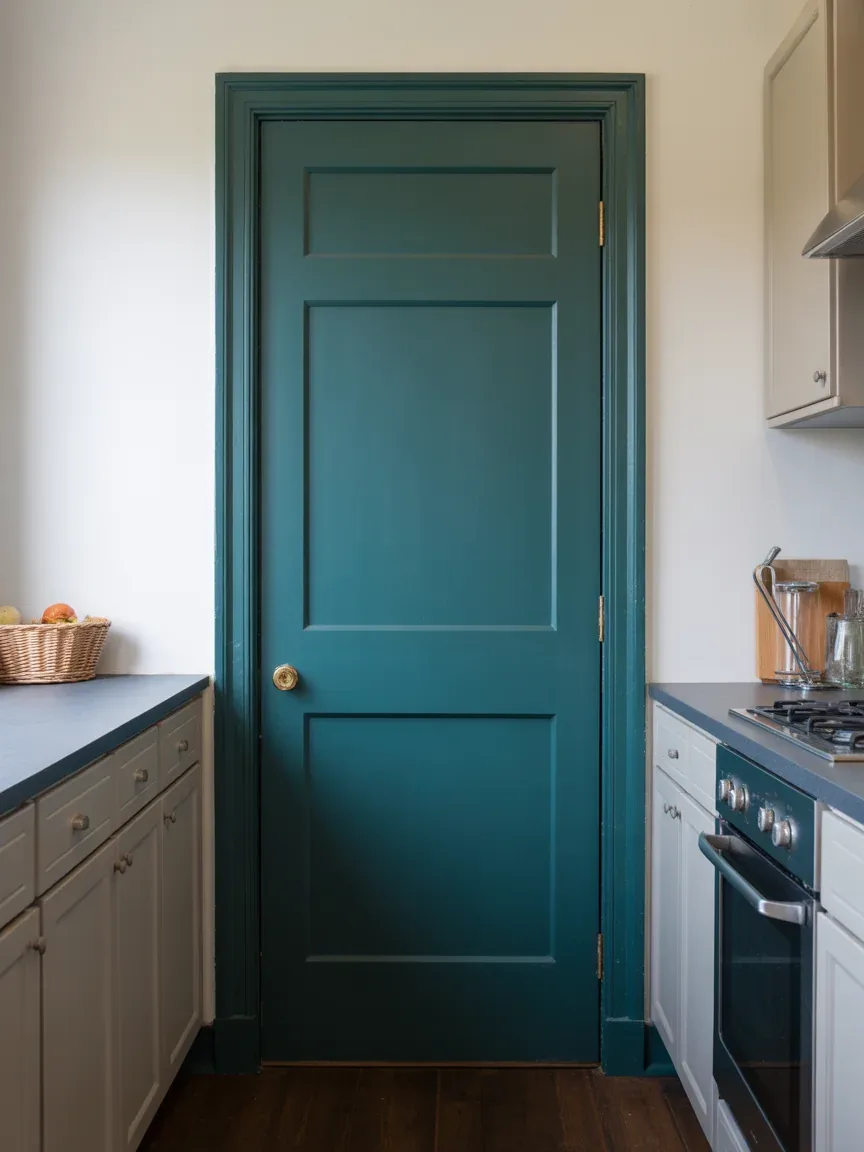 8. Bold Color Pop Pantry Door 8. Bold Color Pop Pantry Door