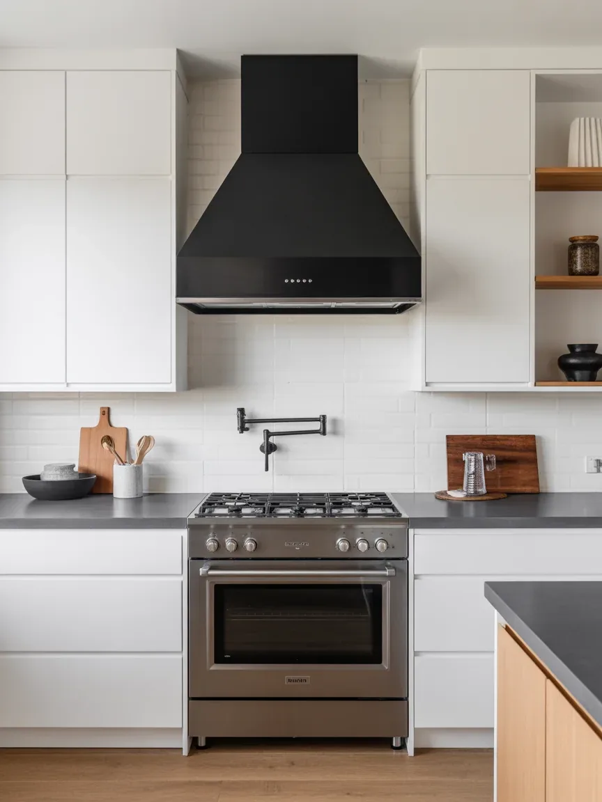 4. Bold Matte Black Statement Hood 4. Bold Matte Black Statement Hood