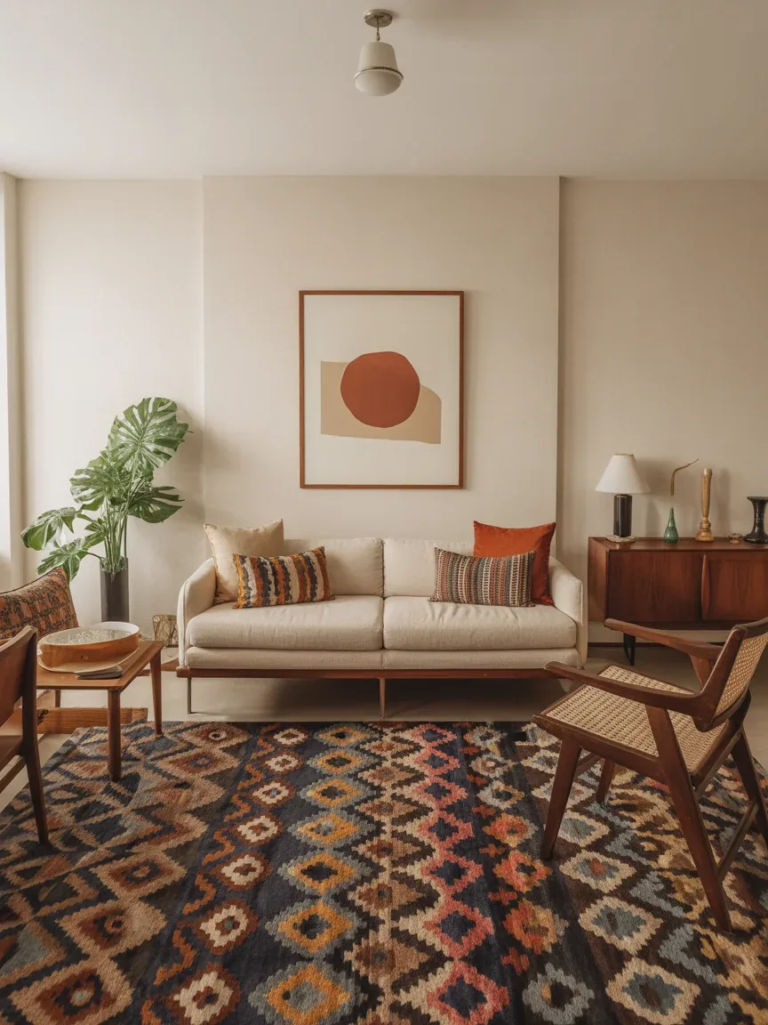11. Bold Pattern Mid-Century Mix 11. Bold Pattern Mid-Century Mix
