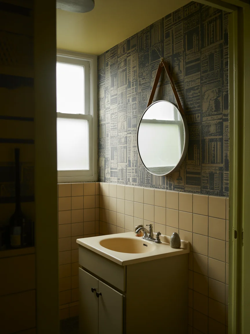 5. Bold Wallpaper Statement