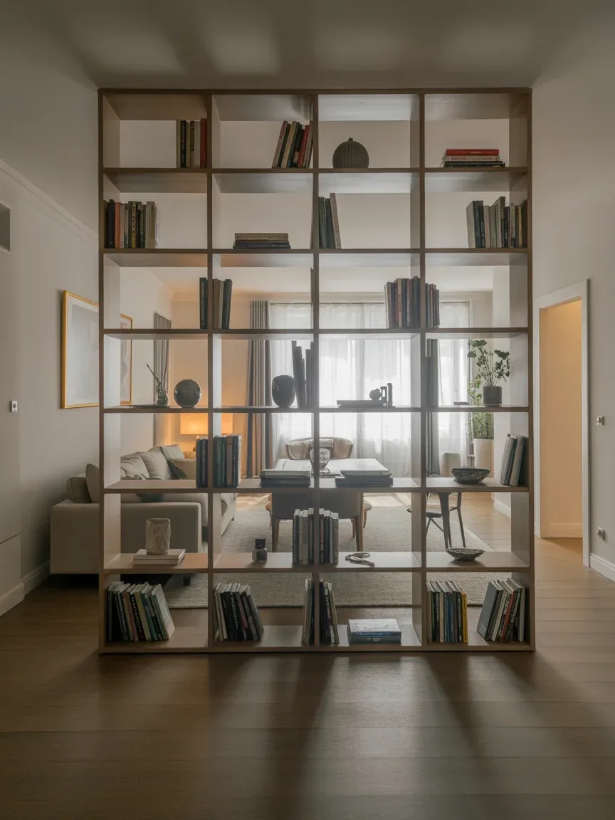 18. Bookshelf Room Divider Design 18. Bookshelf Room Divider Design
