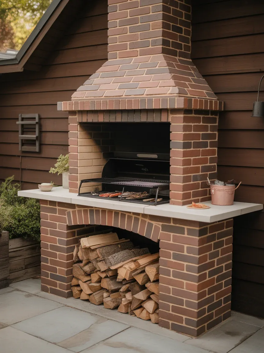 5. Brick BBQ Station 5. Brick BBQ Station