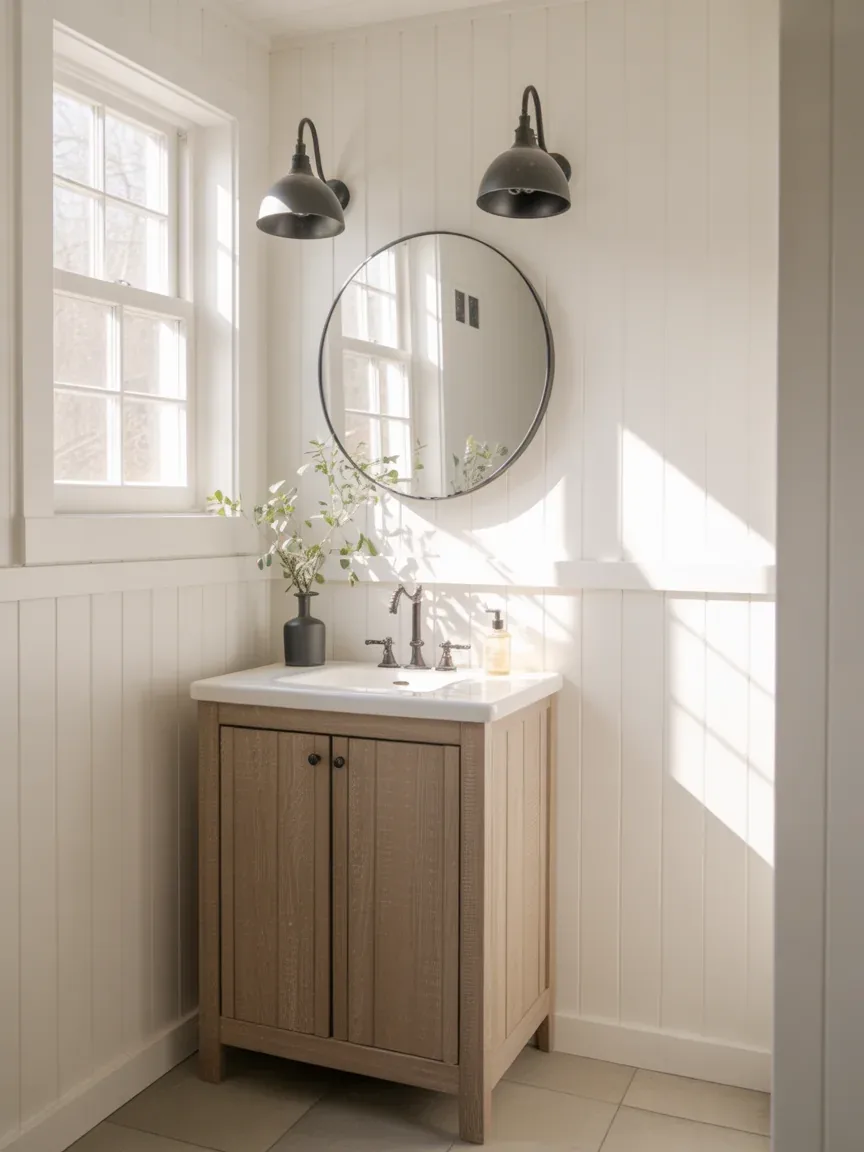 1. Bright White Farmhouse Classic With Shiplap Walls 1. Bright White Farmhouse Classic With Shiplap Walls