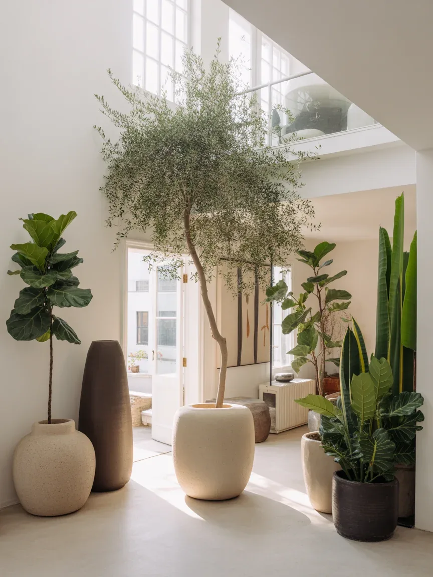 Bring in Height With Plants and Decor Bring in Height With Plants and Decor