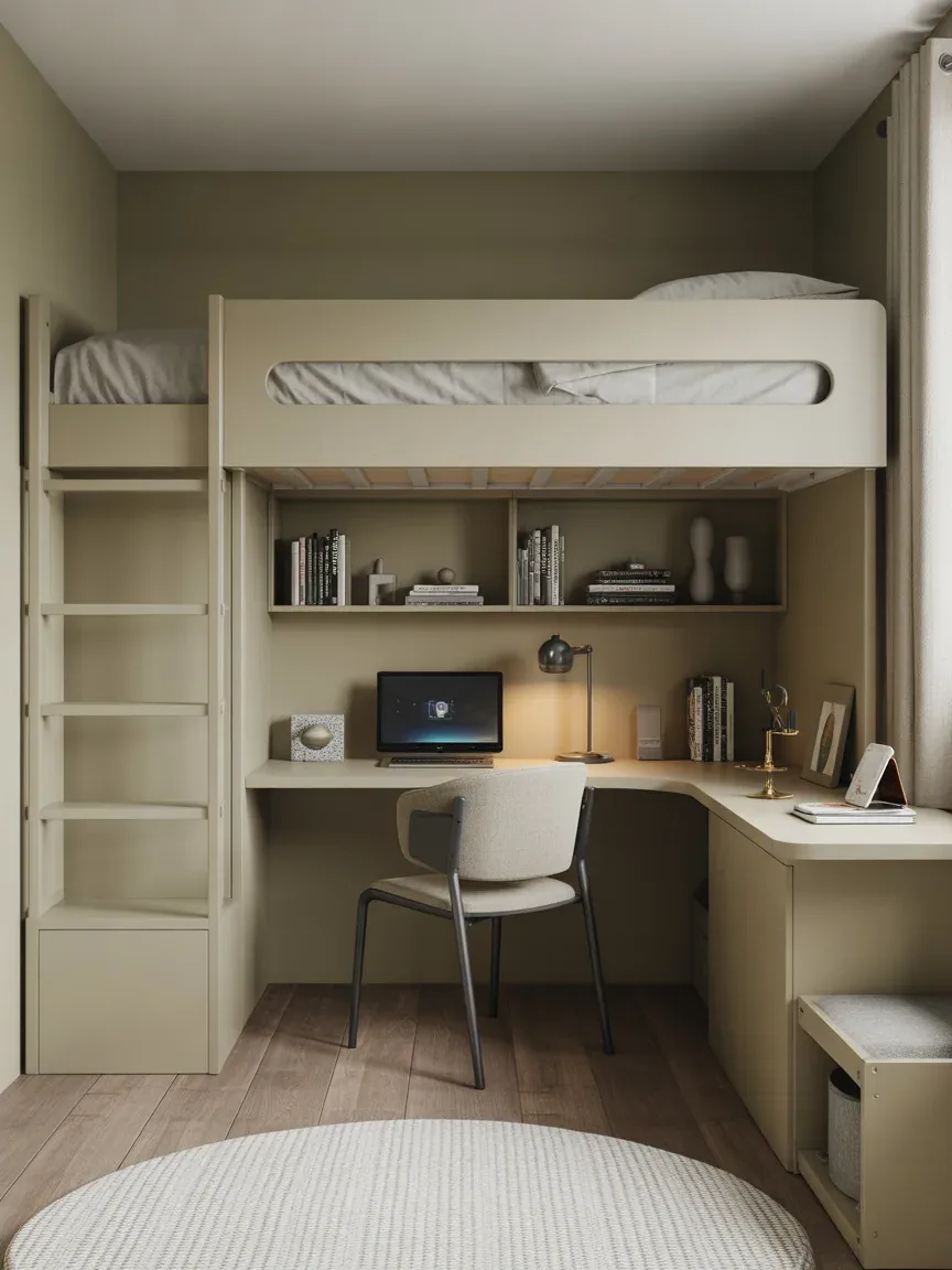 5. Bunk Beds With Built-In Study Desks 5. Bunk Beds With Built-In Study Desks