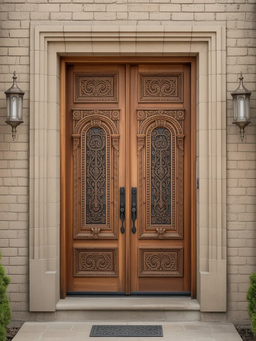 10. Carved Wooden Statement Doors 10. Carved Wooden Statement Doors
