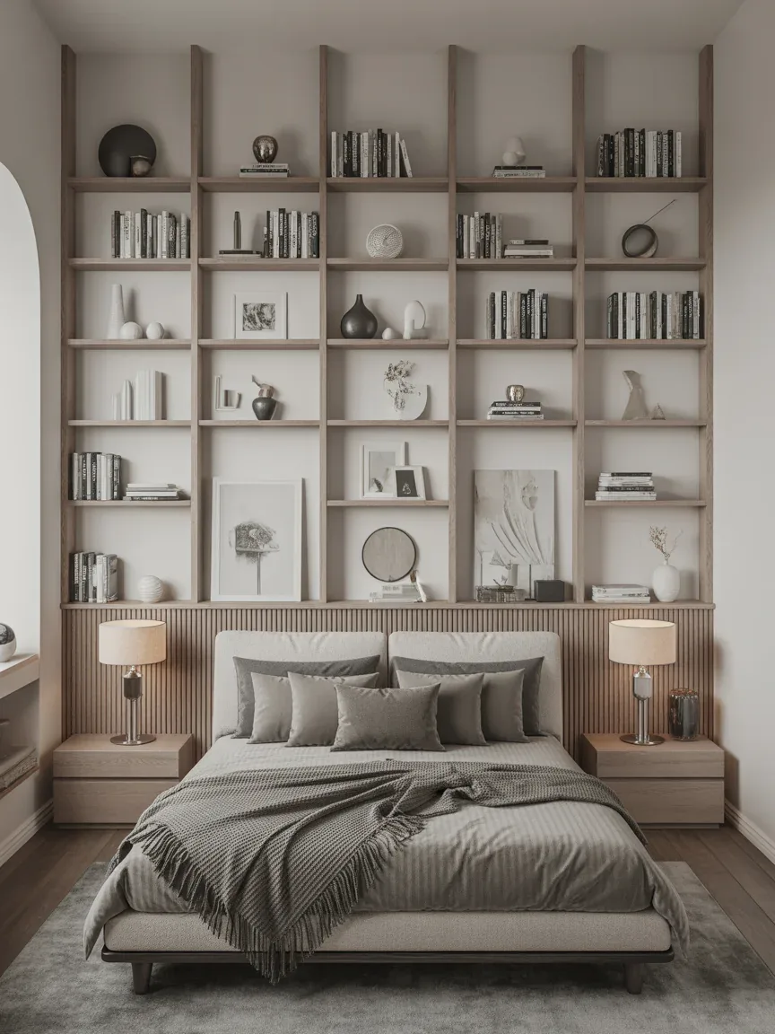 19. Ceiling-High Vertical Shelves 19. Ceiling-High Vertical Shelves