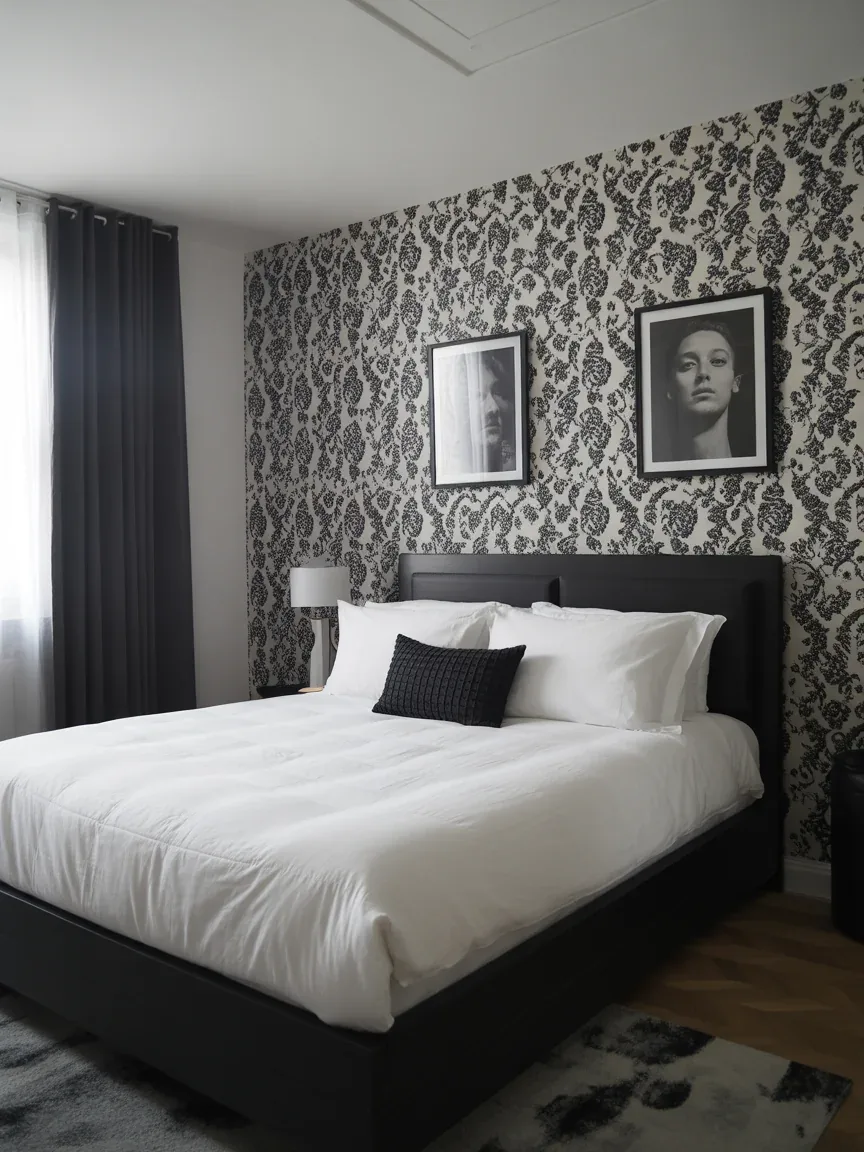 14. Chic Monochrome With Black And White Wallpaper 14. Chic Monochrome With Black And White Wallpaper