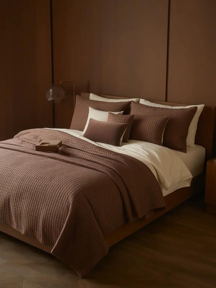 16. Chocolate Brown and Ivory Cozy Haven 16. Chocolate Brown and Ivory Cozy Haven