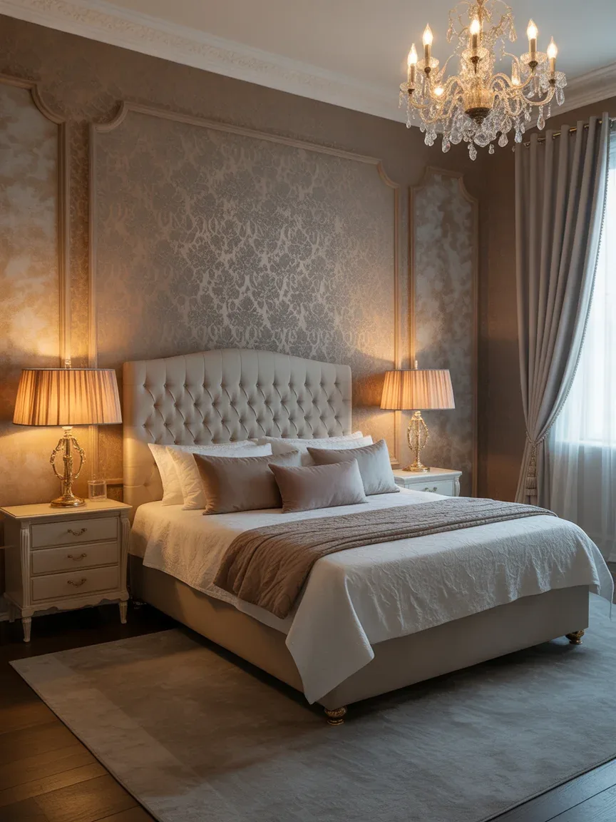 11. Classic Elegance With Damask Wallpaper 11. Classic Elegance With Damask Wallpaper