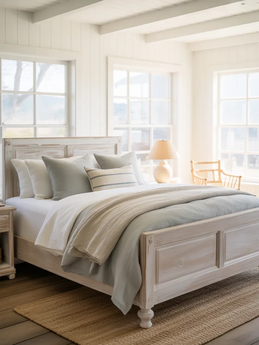 1. Classic Whitewashed Coastal Farmhouse Retreat 1. Classic Whitewashed Coastal Farmhouse Retreat