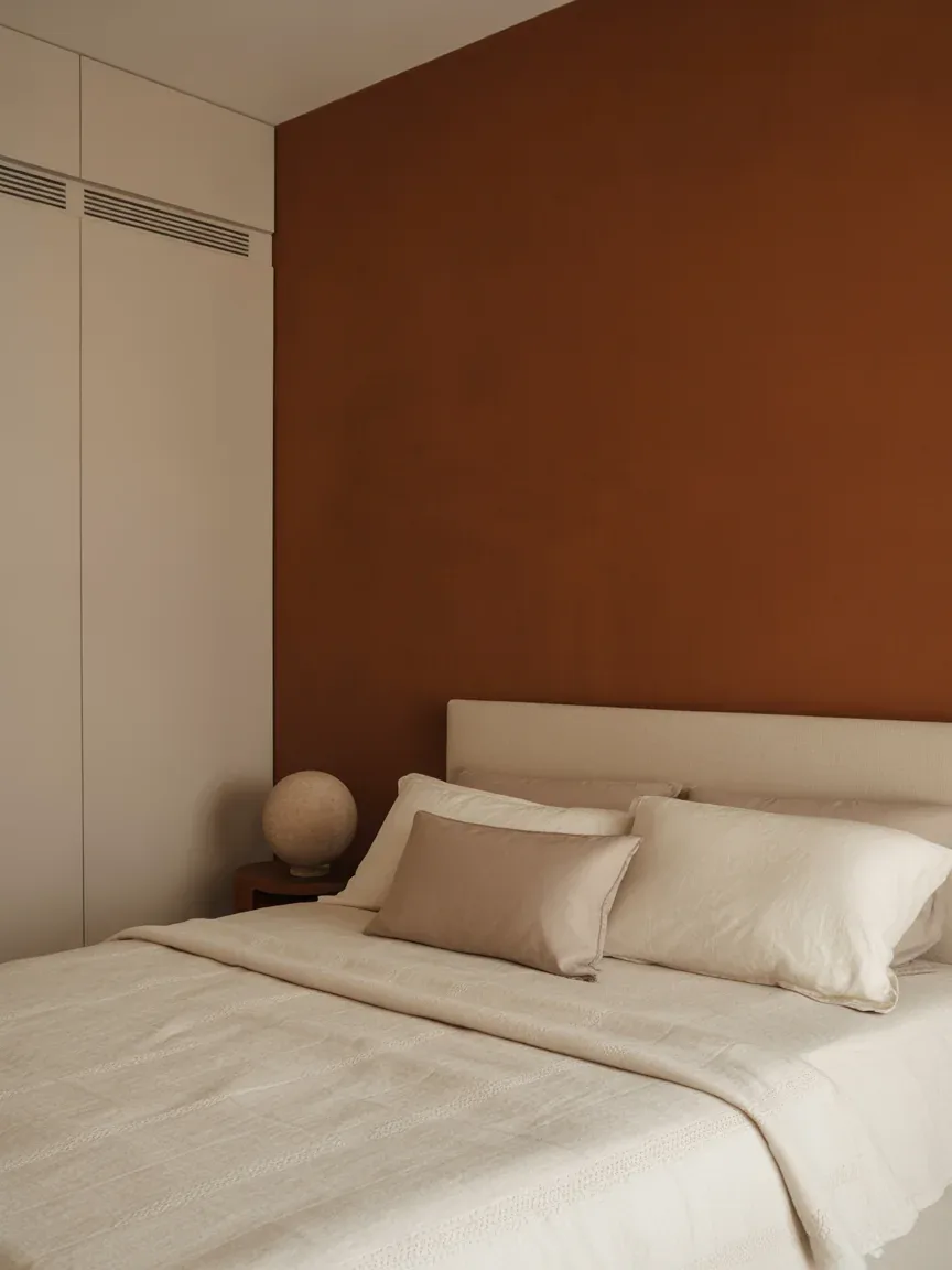 16. Clay and Cream Contrast Room 16. Clay and Cream Contrast Room