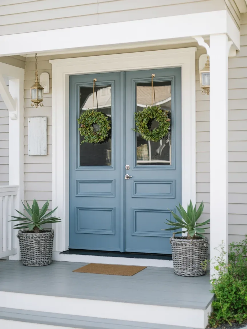 12. Coastal Blue Double Doors 12. Coastal Blue Double Doors