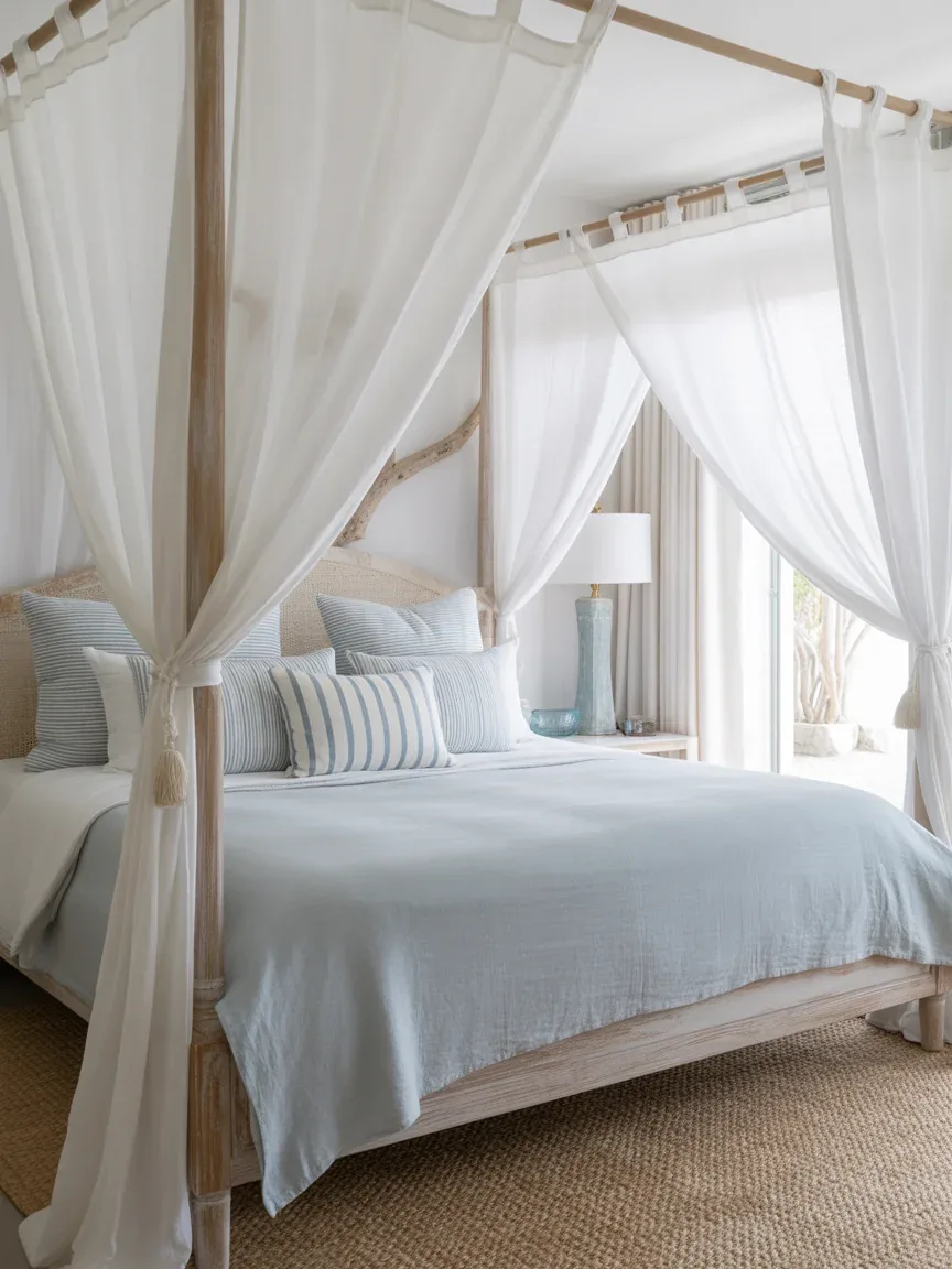 7. Coastal Breeze Bedroom With Light Blues 7. Coastal Breeze Bedroom With Light Blues