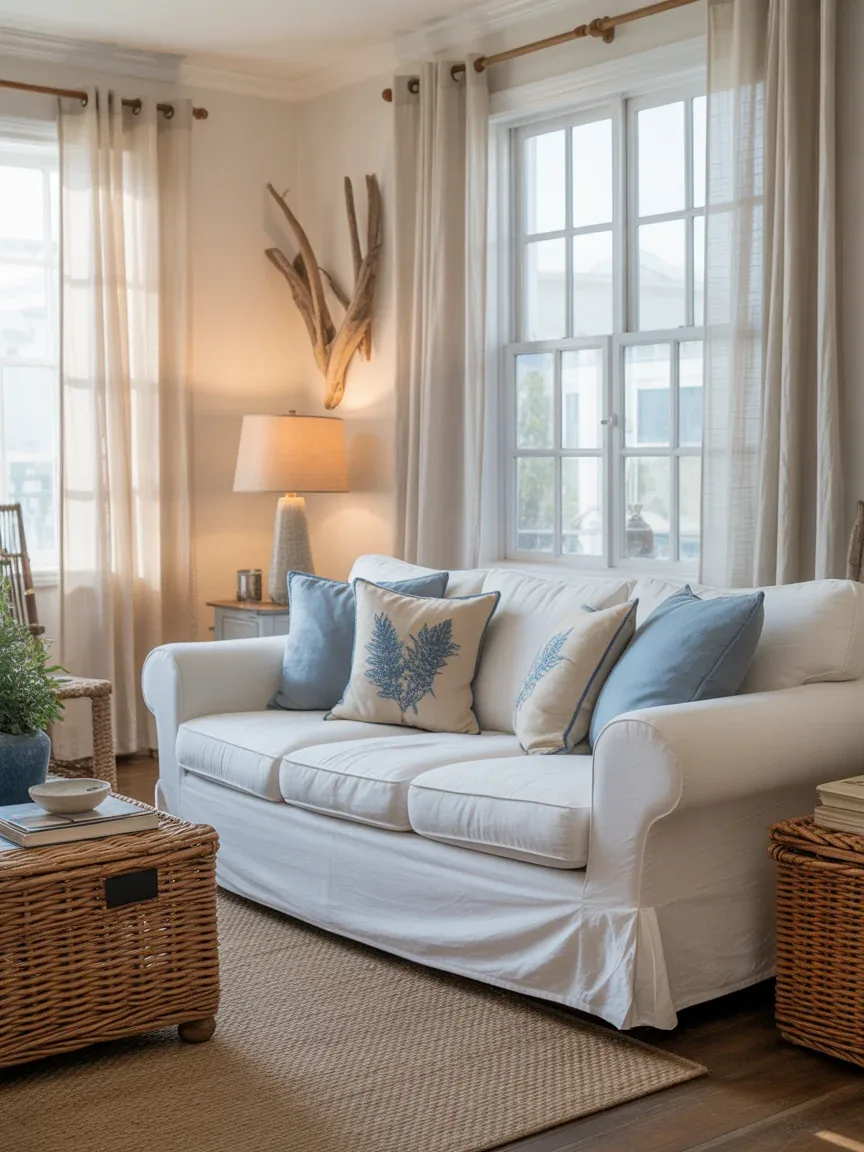 7. Coastal Breezy Living Room 7. Coastal Breezy Living Room