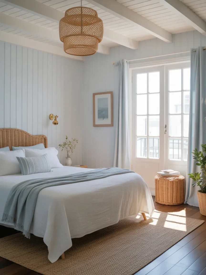 24. Coastal Breezy Small Bedroom 24. Coastal Breezy Small Bedroom