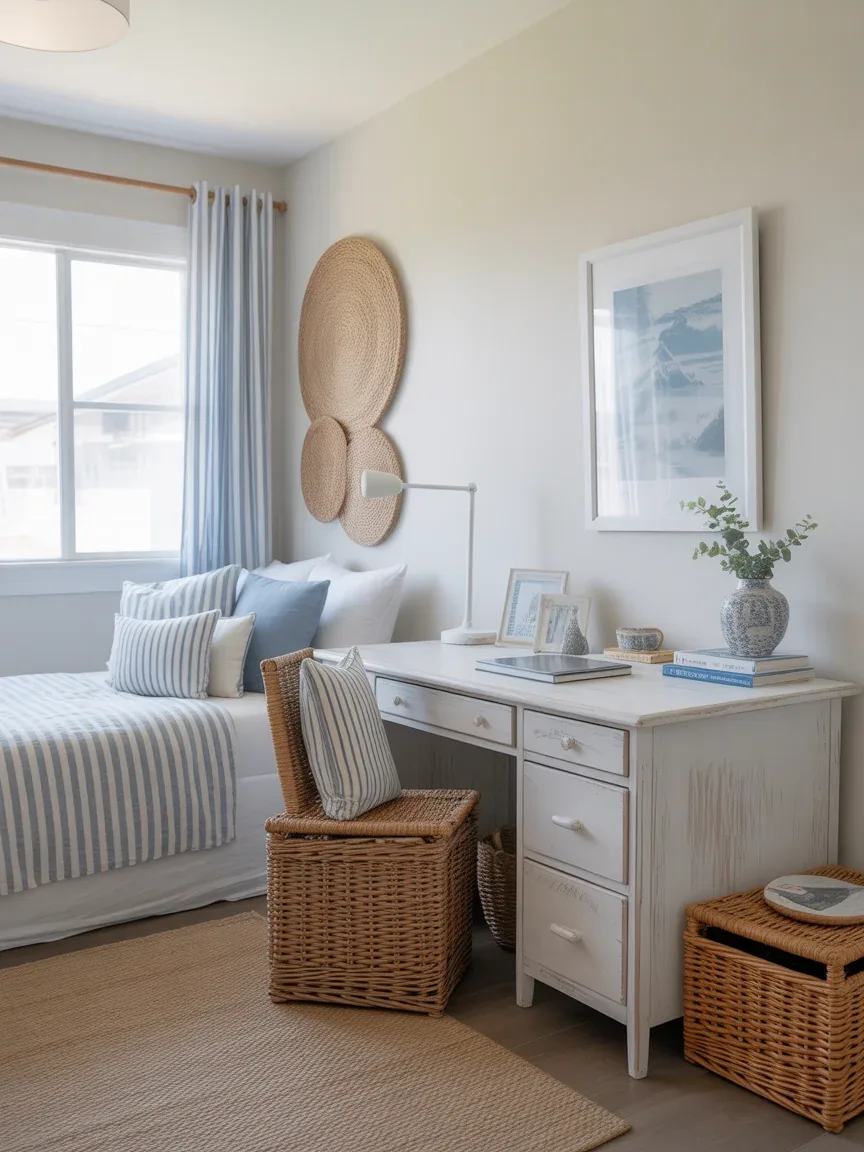 9. Coastal Calm Study Bedroom 9. Coastal Calm Study Bedroom