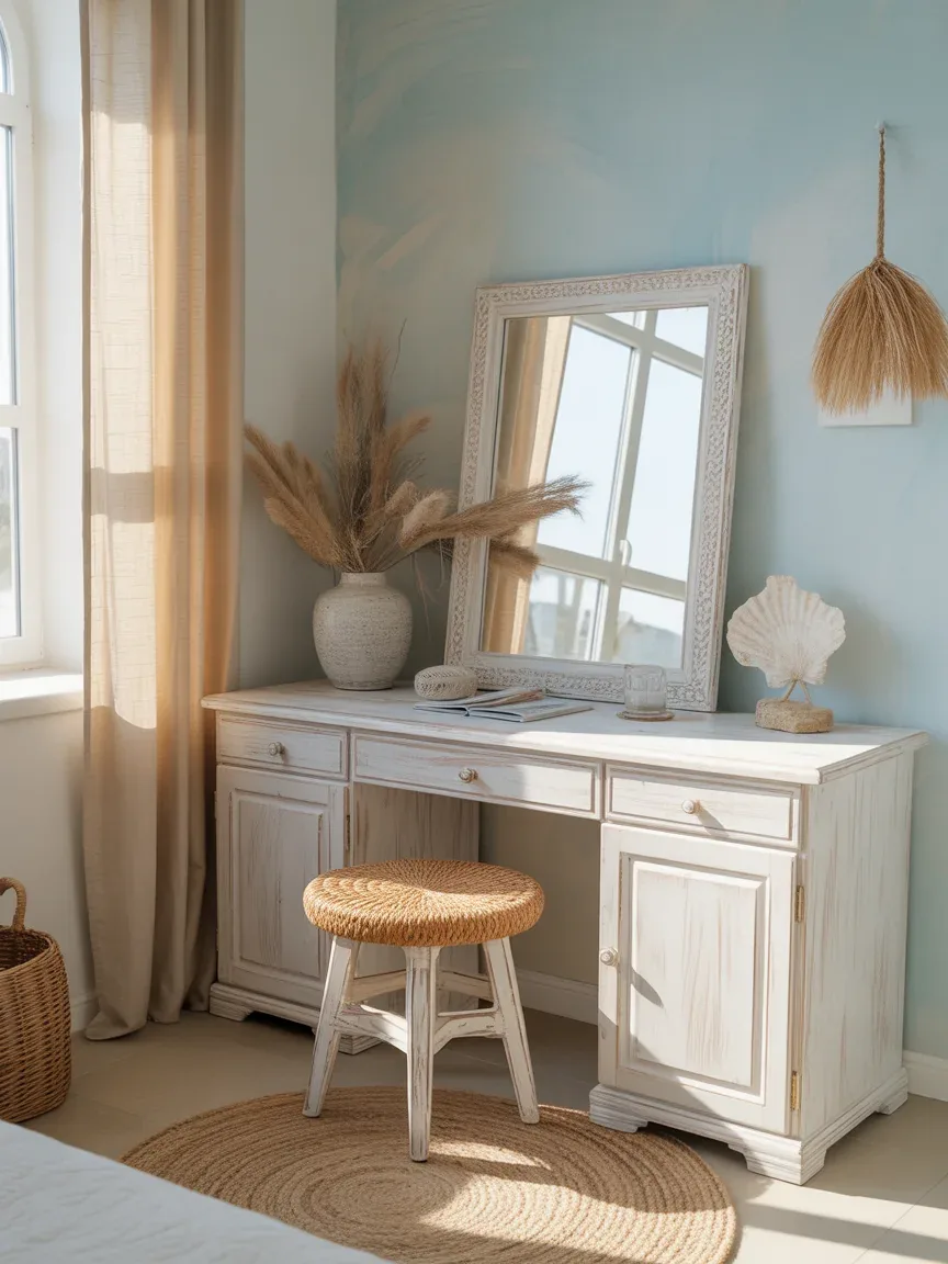 16. Coastal Calm Vanity Setup 16. Coastal Calm Vanity Setup