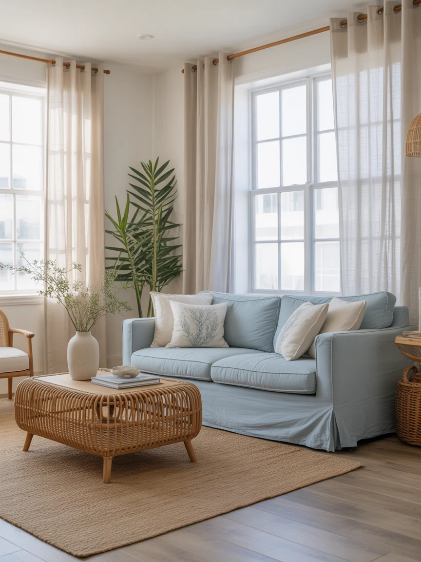 1. Coastal Calm With Soft Neutrals