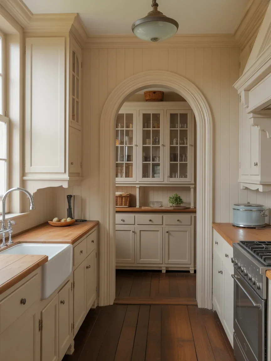 19. Colonial Kitchen With Butler’s Pantry Connection 19. Colonial Kitchen With Butler’s Pantry Connection