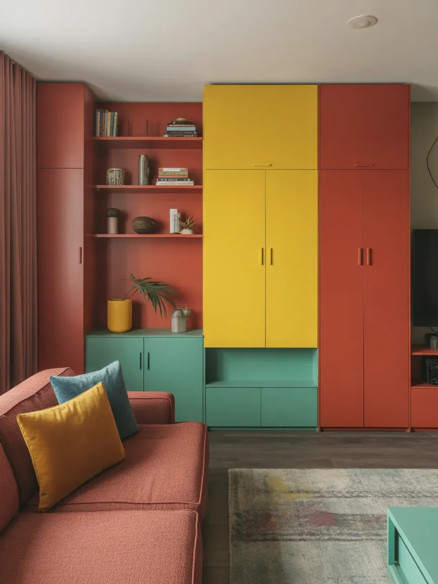 21. Colorful Contemporary With Organized Layers 21. Colorful Contemporary With Organized Layers