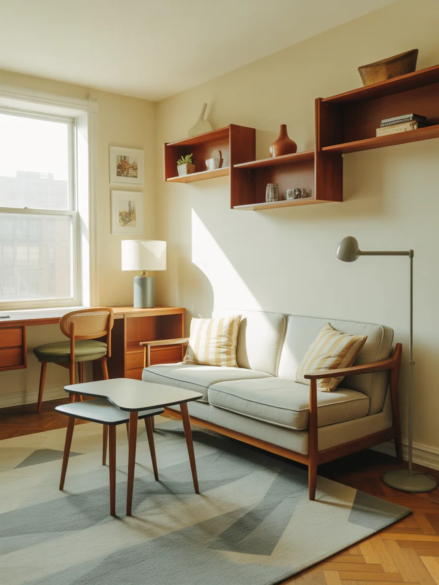 16. Compact Apartment Mid Century