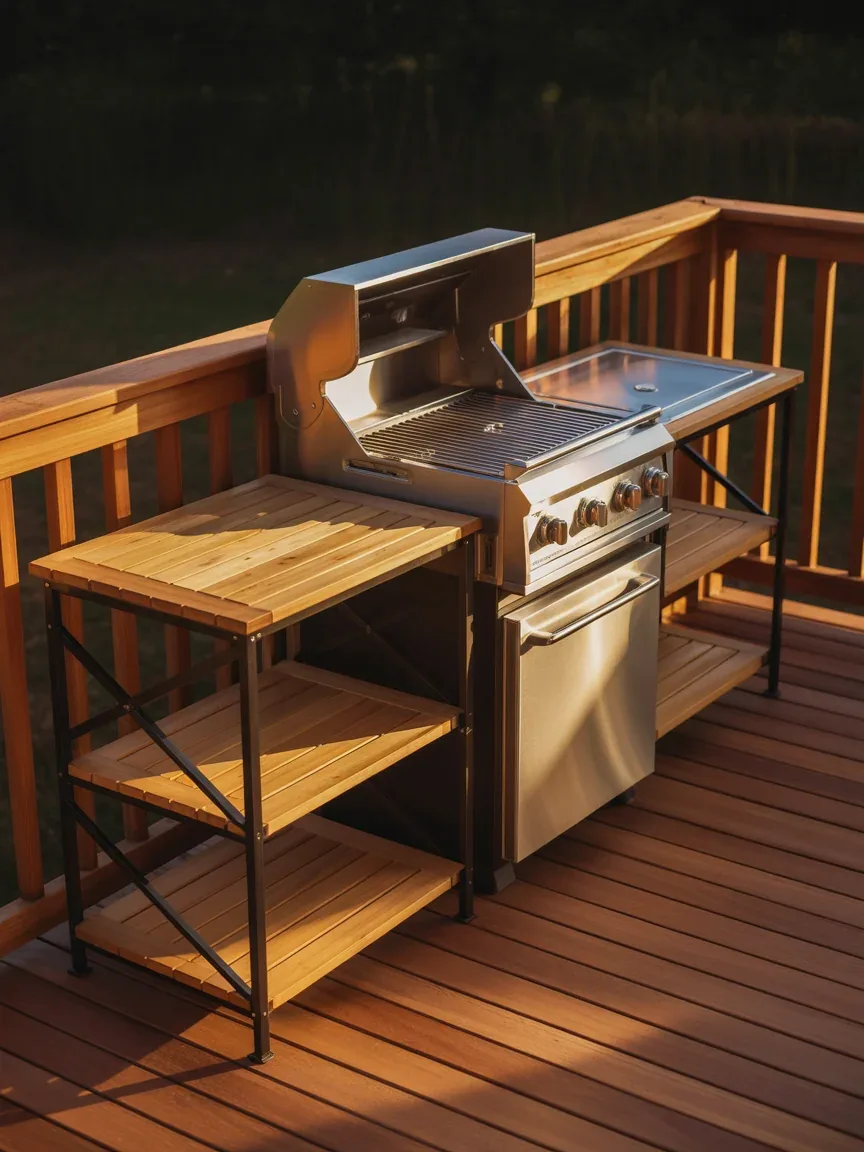 6. Compact Deck Rail Kitchen Station 6. Compact Deck Rail Kitchen Station