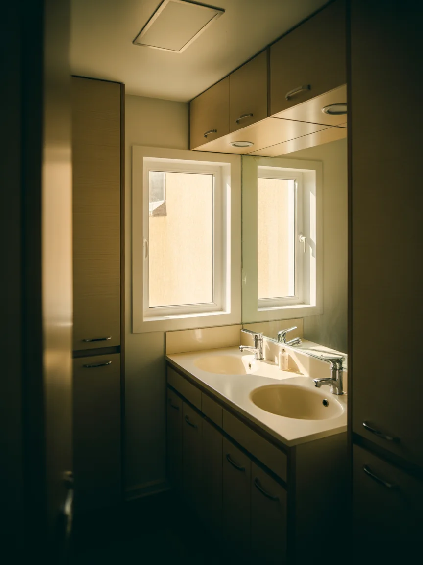 21. Compact Double Sink Solution