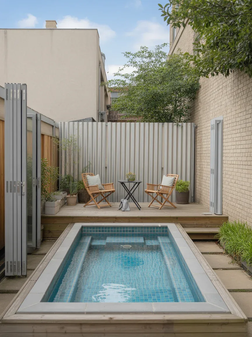 16. Compact Folding Fence for Small Backyard Pools 16. Compact Folding Fence for Small Backyard Pools