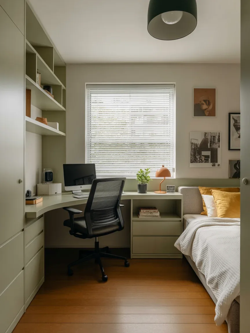 17. Compact Study-Bedroom Hybrid 17. Compact Study-Bedroom Hybrid