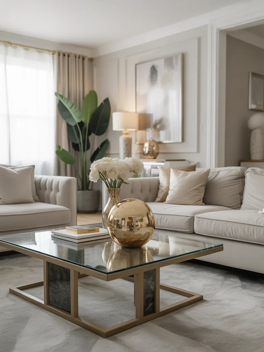 13. Contemporary Glam With Metallics 13. Contemporary Glam With Metallics