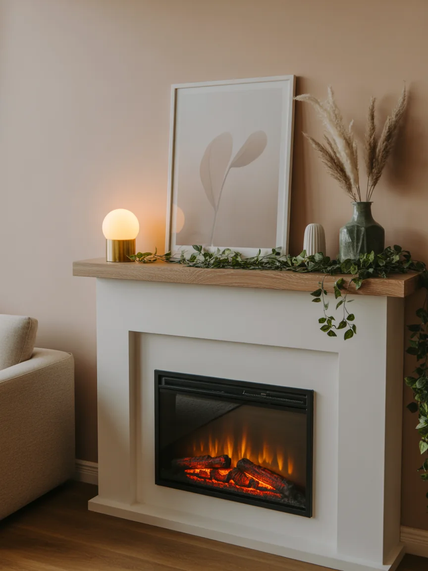 11. Corner Fireplace Illusion