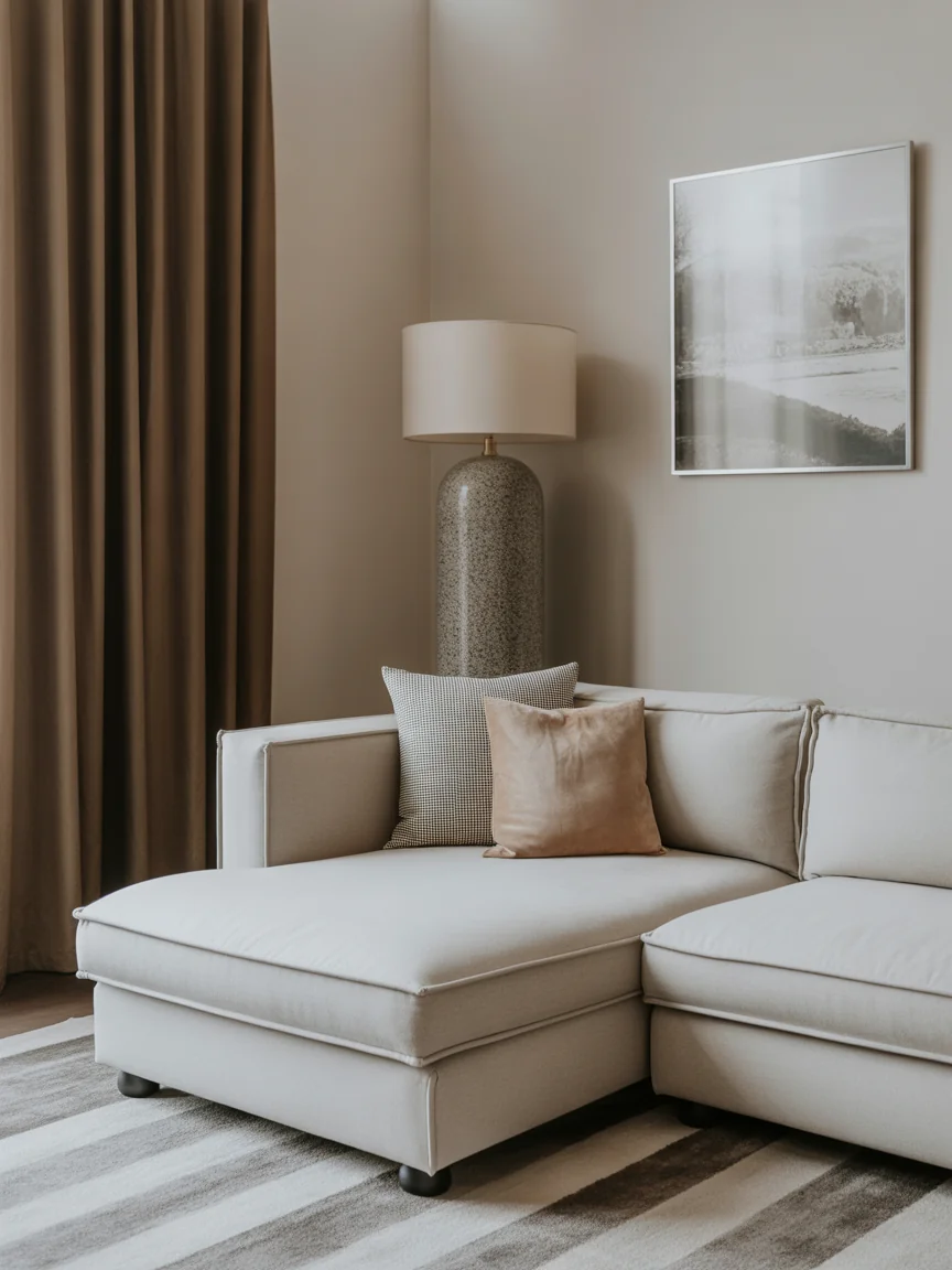 20. Corner Sofa Extension Trick