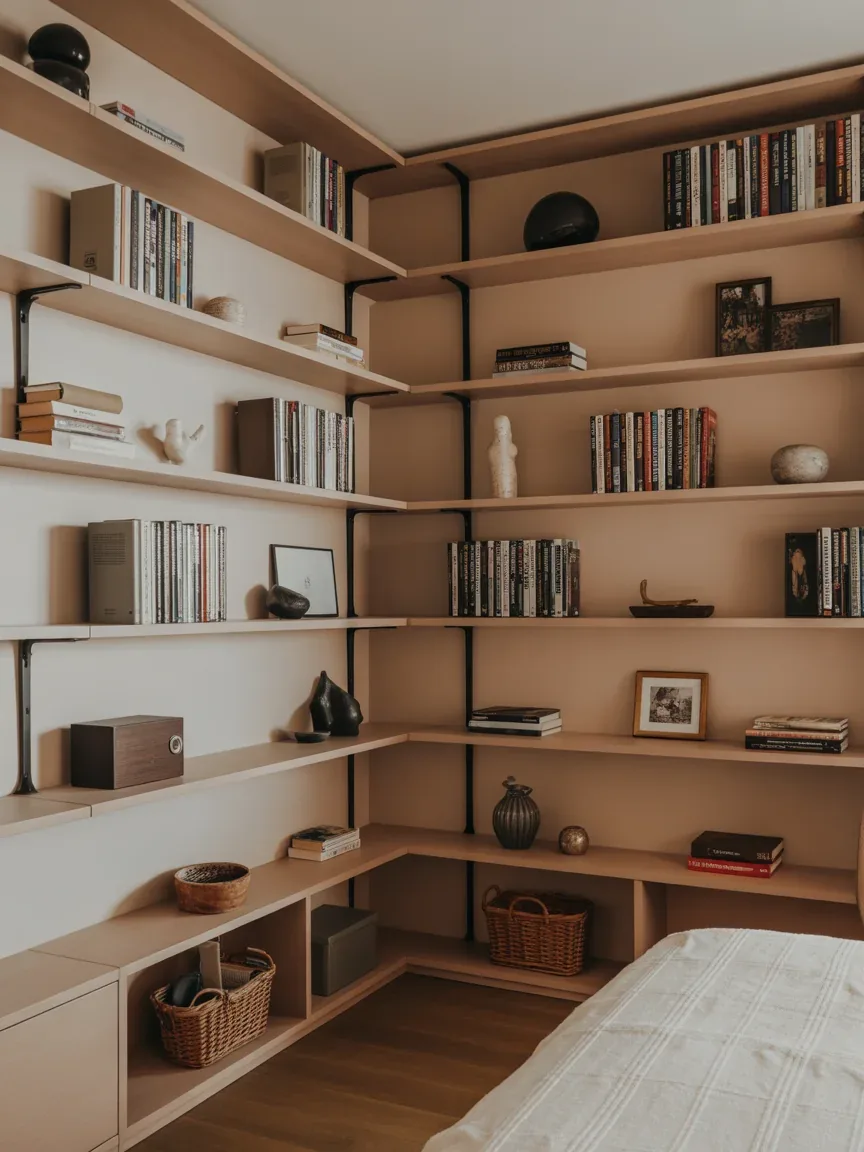 12. Corner Wraparound Shelving Solution 12. Corner Wraparound Shelving Solution