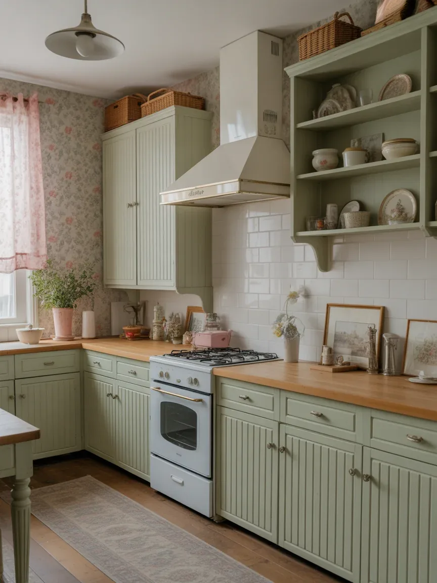 23. Cottagecore Country Kitchen With Storybook Charm 23. Cottagecore Country Kitchen With Storybook Charm