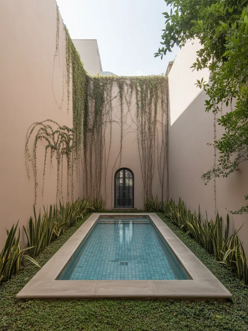 13. Courtyard Pool Wrapped In Privacy Walls 13. Courtyard Pool Wrapped In Privacy Walls