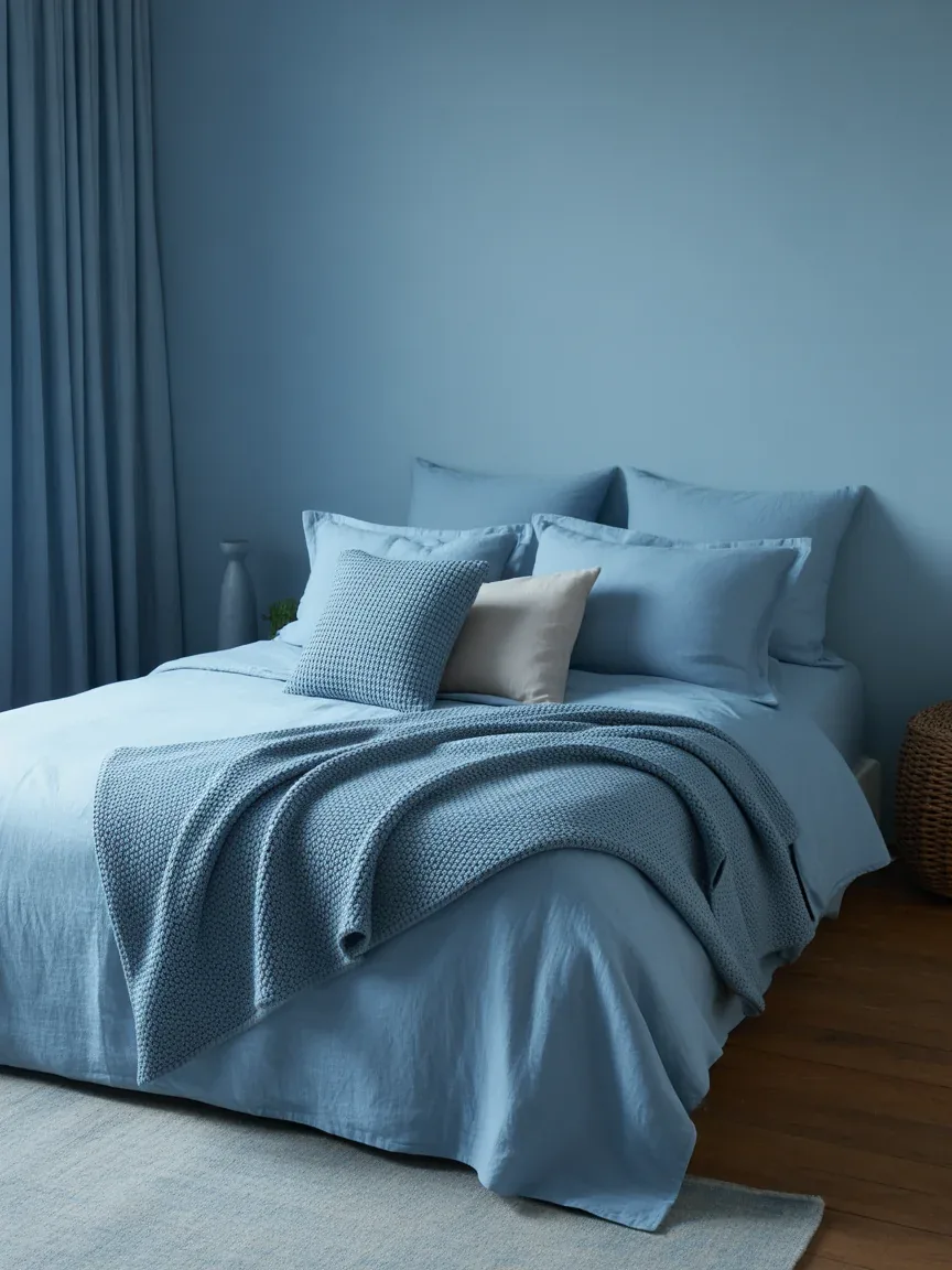 27. Cozy Blue Layered Textures Retreat 27. Cozy Blue Layered Textures Retreat