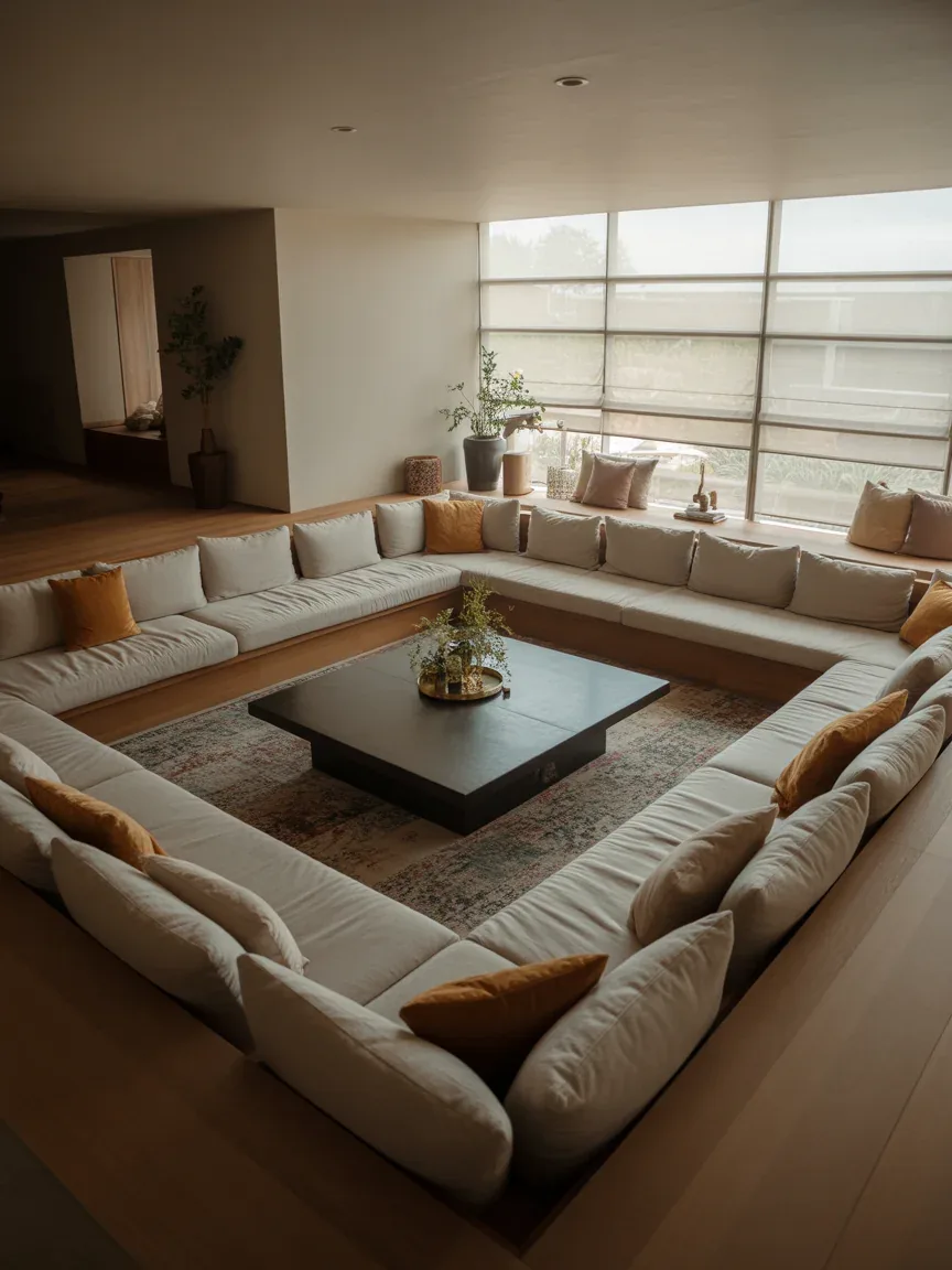 1. Cozy Conversation Pit Revival 1. Cozy Conversation Pit Revival
