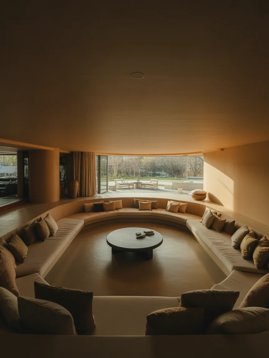 3. Cozy Conversation Pit Revival