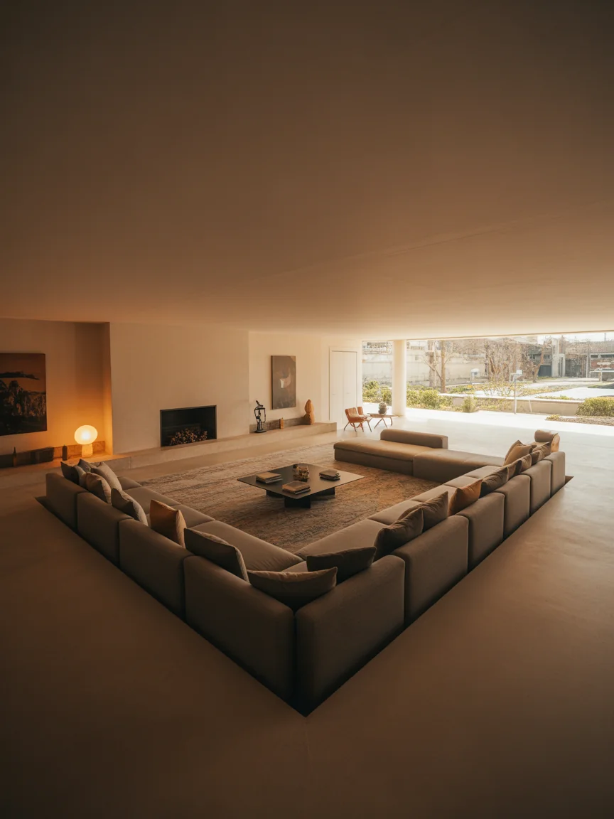 1. Cozy Conversation Pit Revival