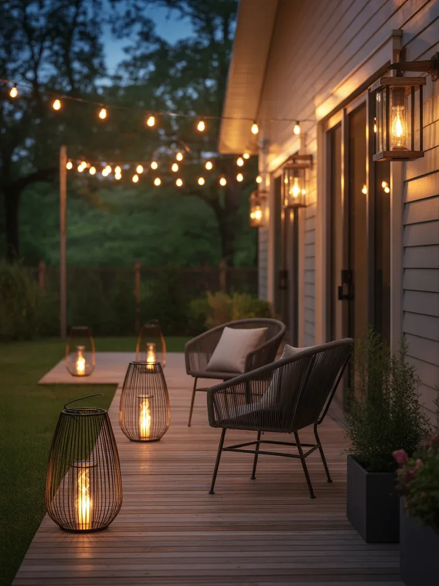 17. Cozy Firelight-Inspired Glow 17. Cozy Firelight-Inspired Glow