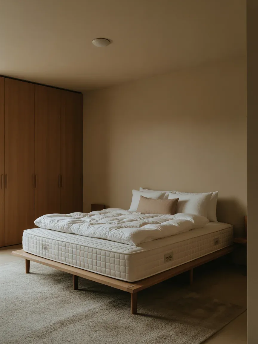 22. Cozy Minimalist Floor Bed Setup 22. Cozy Minimalist Floor Bed Setup