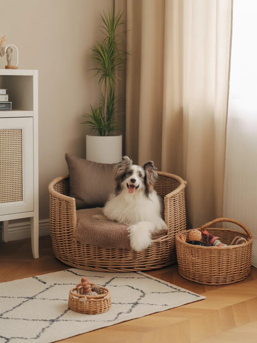 15. Cozy Pet Corner Setup